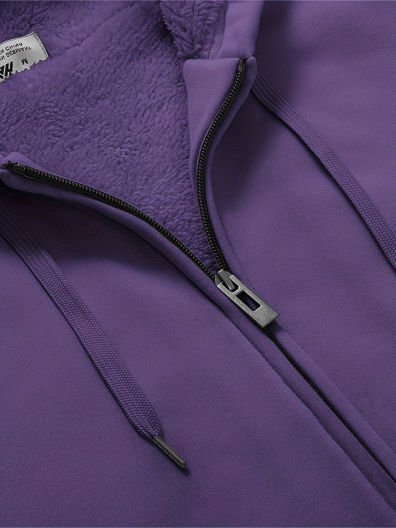 Felpa con cappuccio casual con pelliccia per uomo