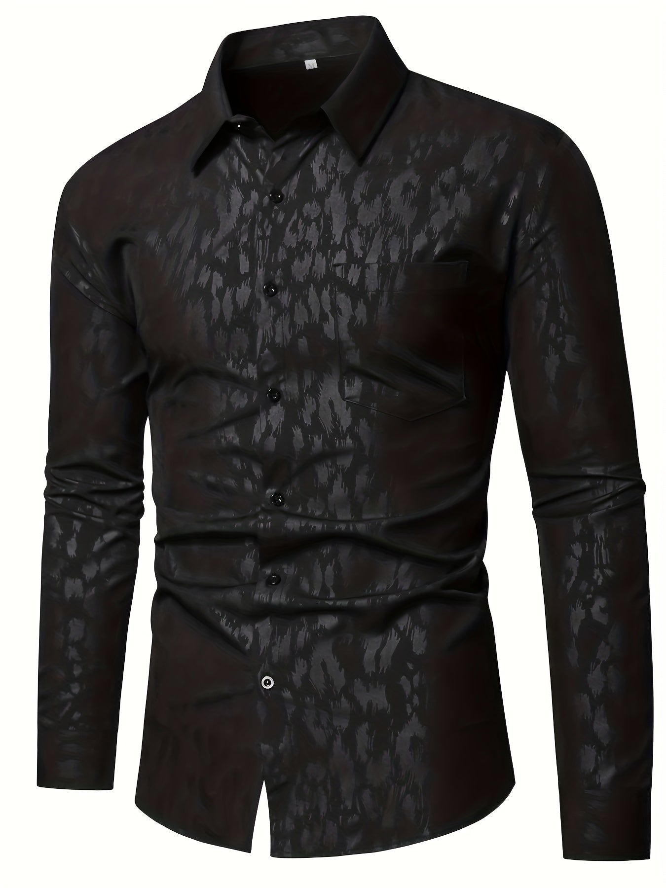 Camicia con stampa leopardata