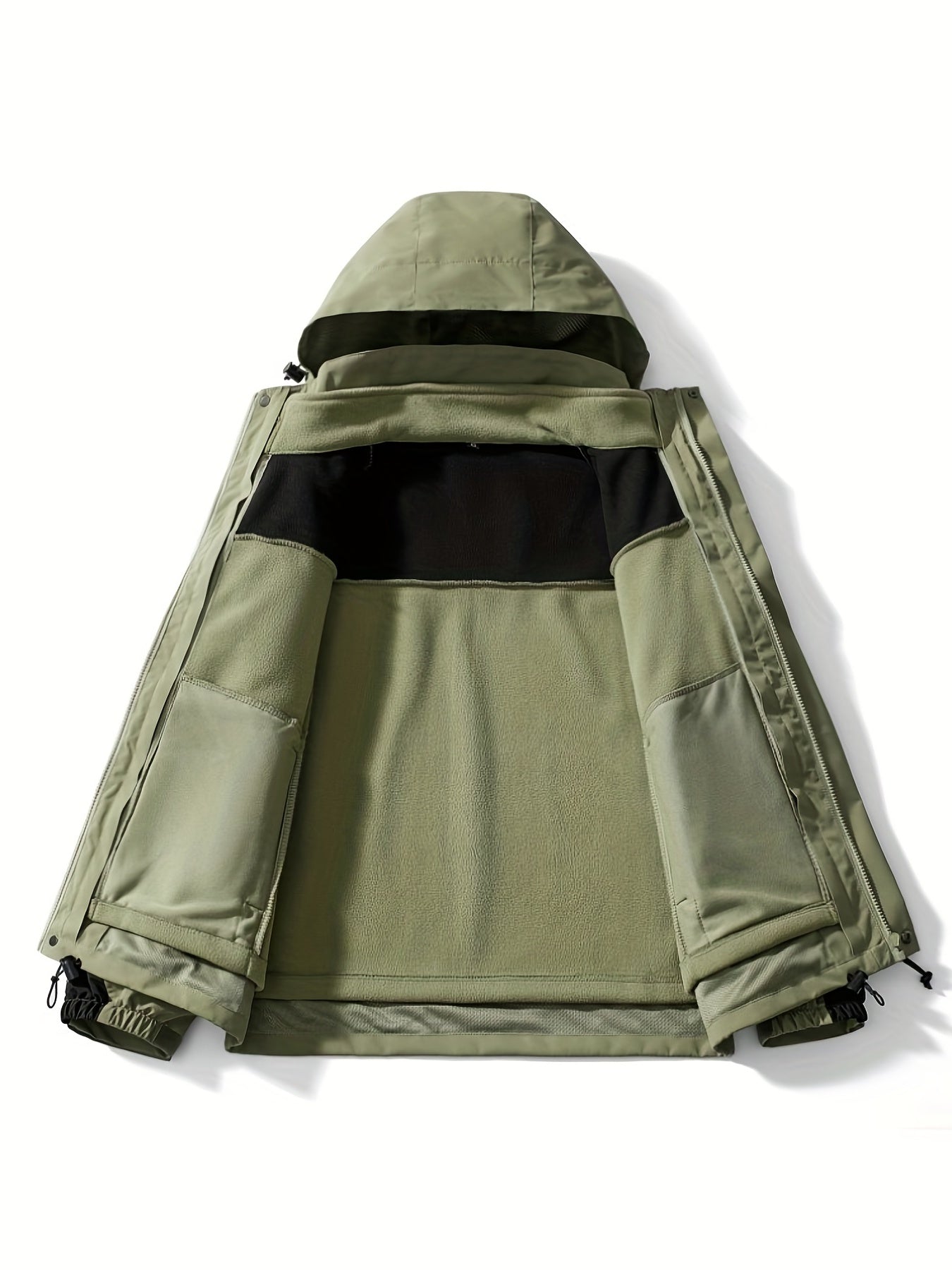 Giacca a vento con fodera rimovibile