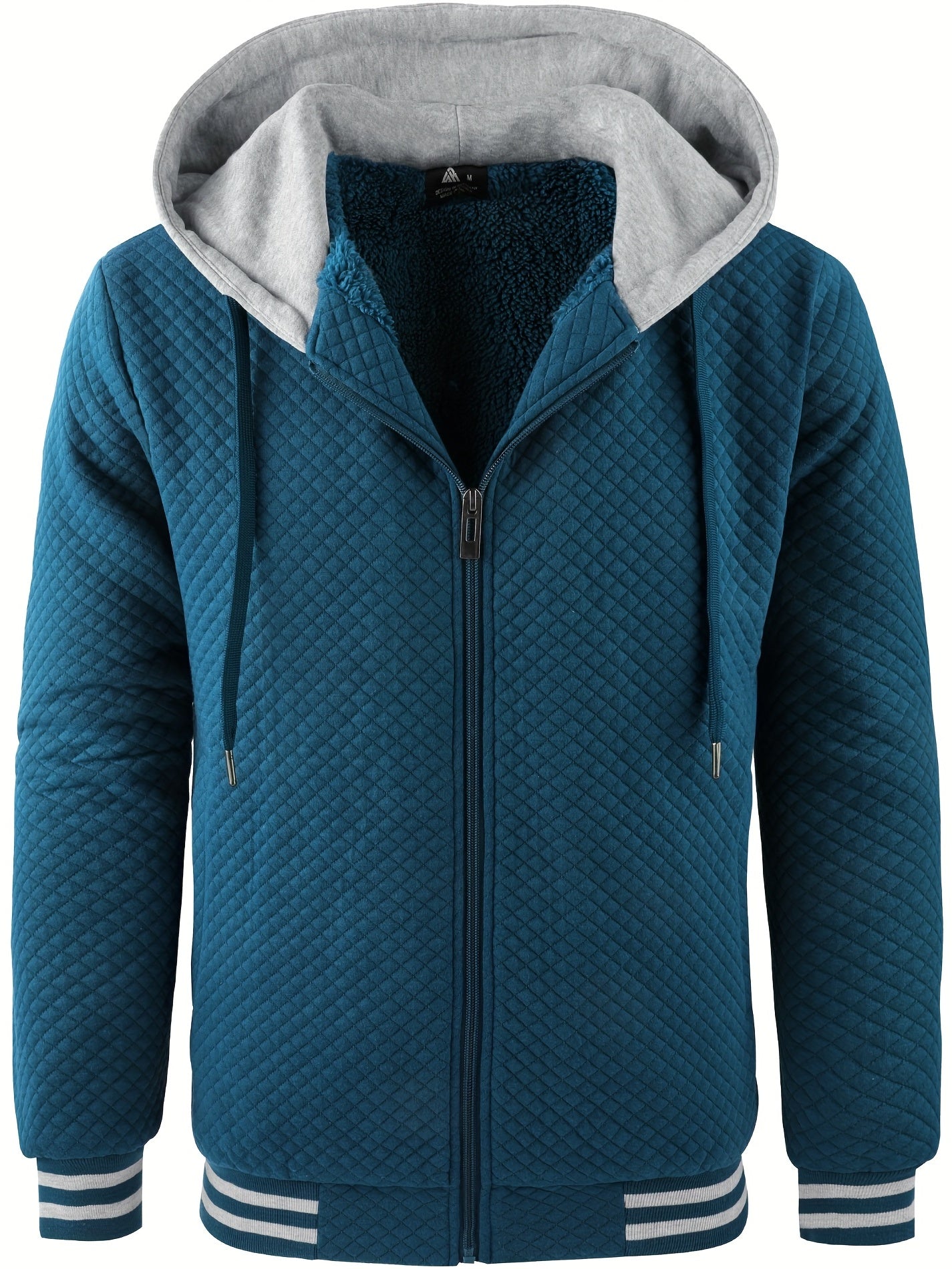 Felpa strutturata con cappuccio da uomo