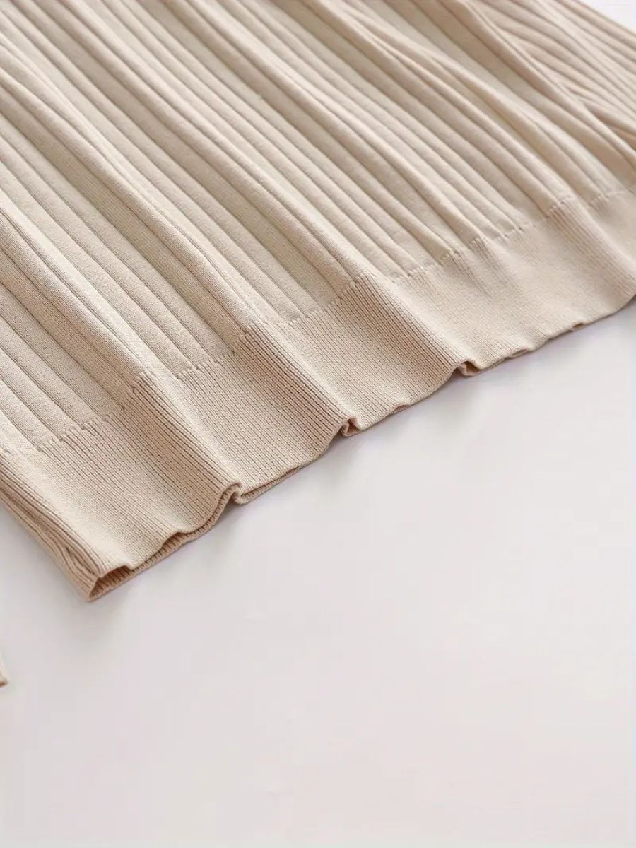 Camicia lavorata a maglia chic