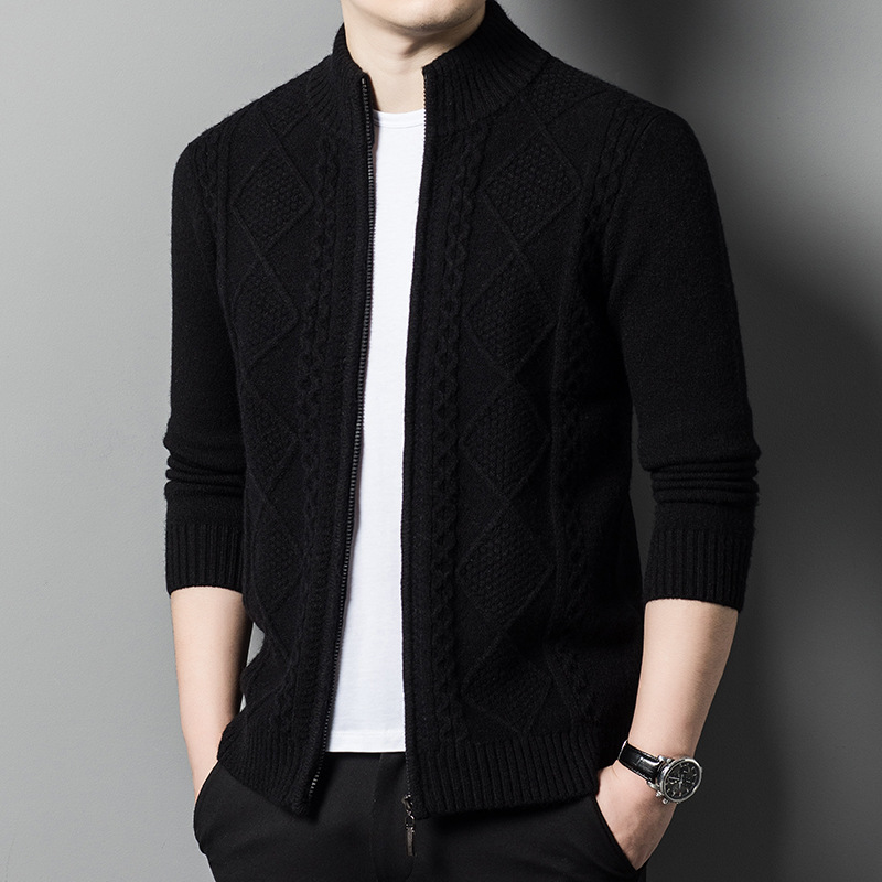 Cardigan con cerniera