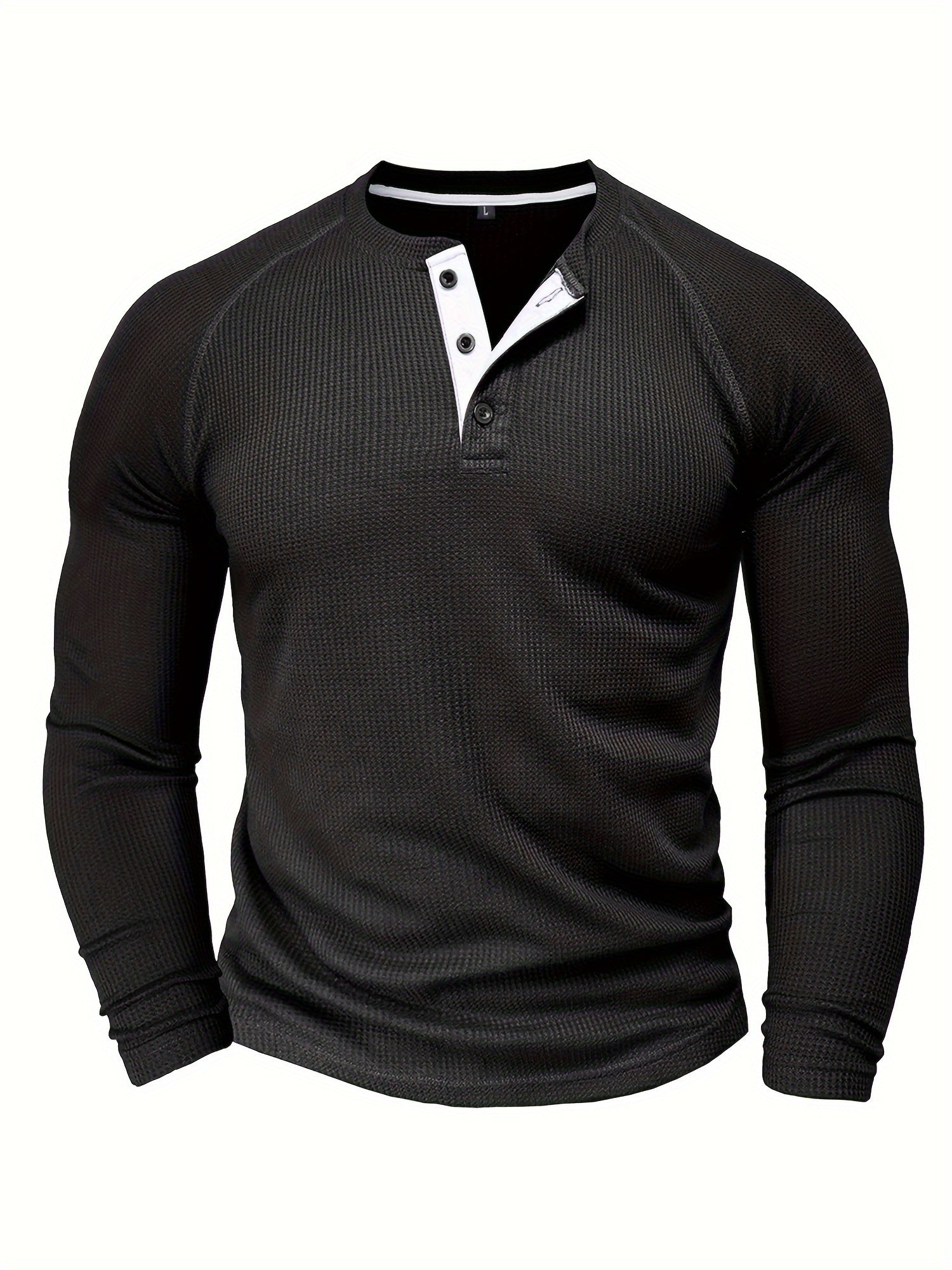 Maglia Henley a maniche lunghe