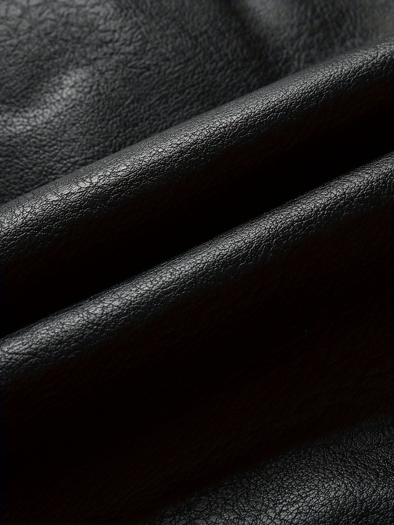 Giacca casual in pile di pelle da uomo