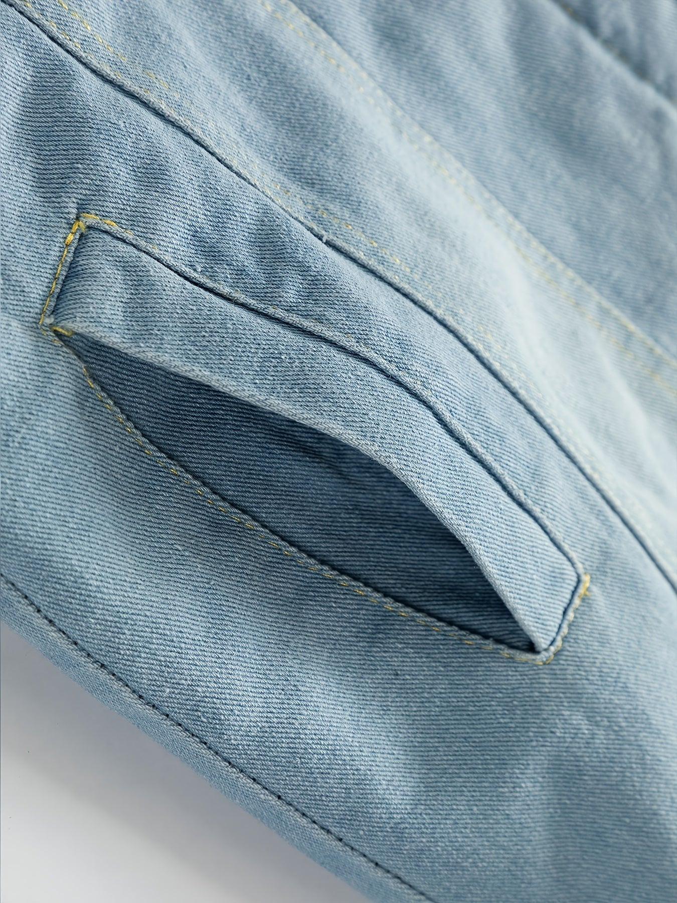 Giacca in denim di pile