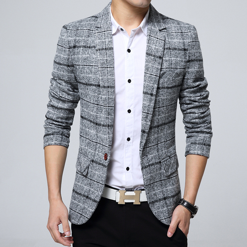 Blazer casual a righe