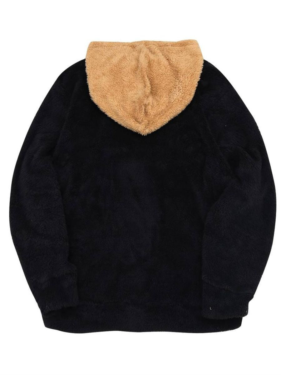 soffice felpa con cappuccio e pantaloni della tuta