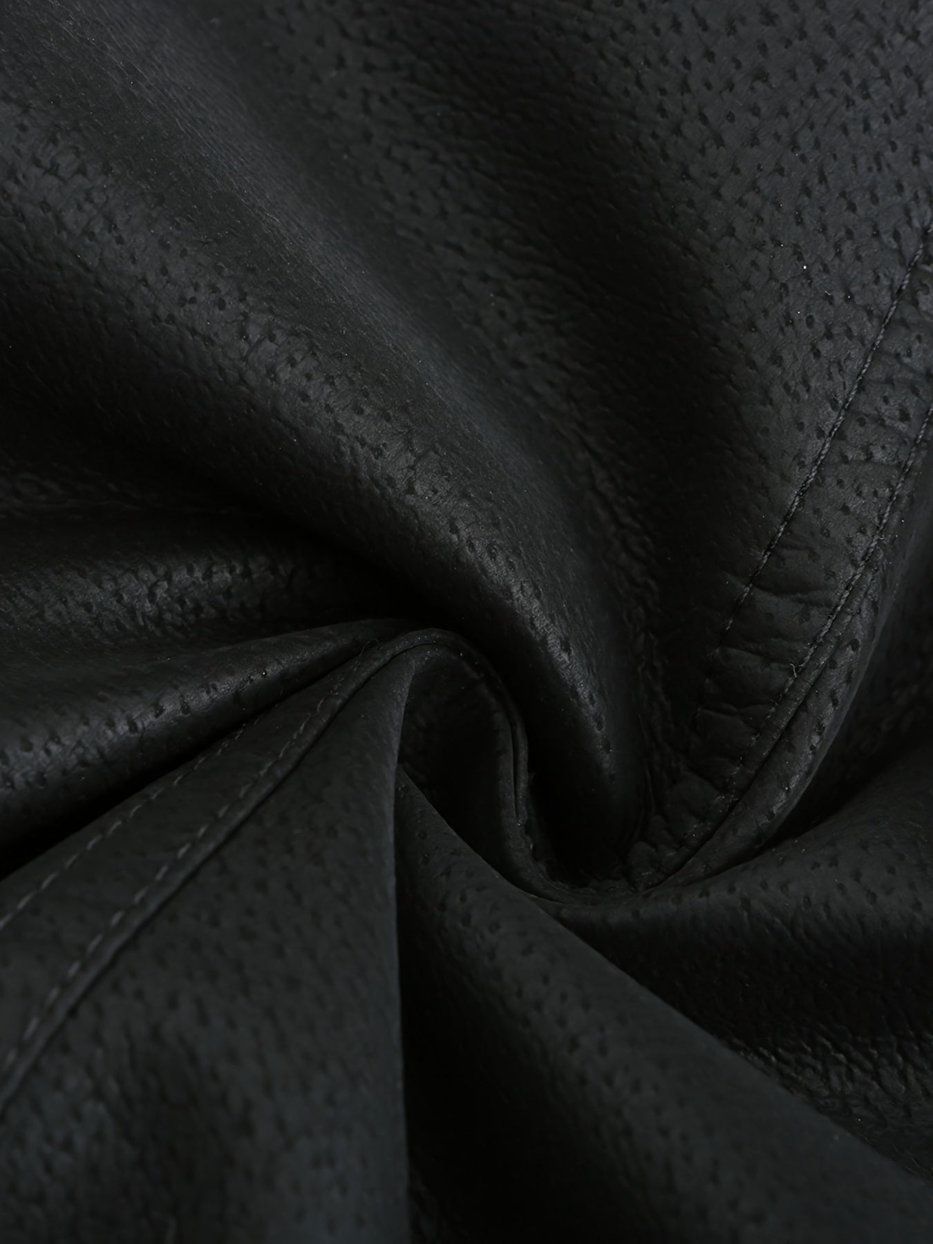 Giacca in pelle trapuntata