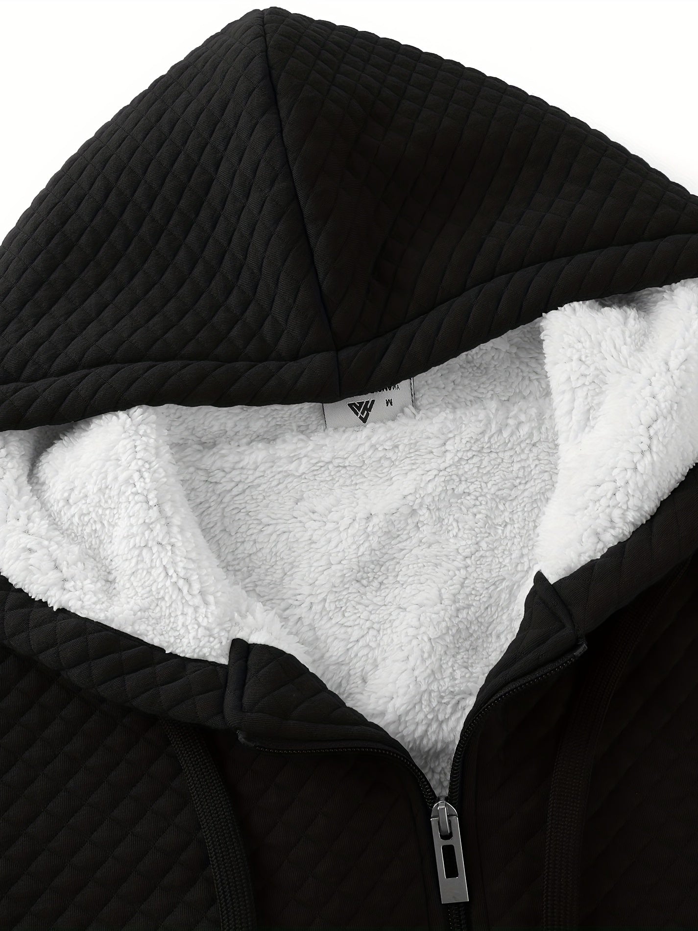 Felpa con cappuccio in pelliccia testurizzata