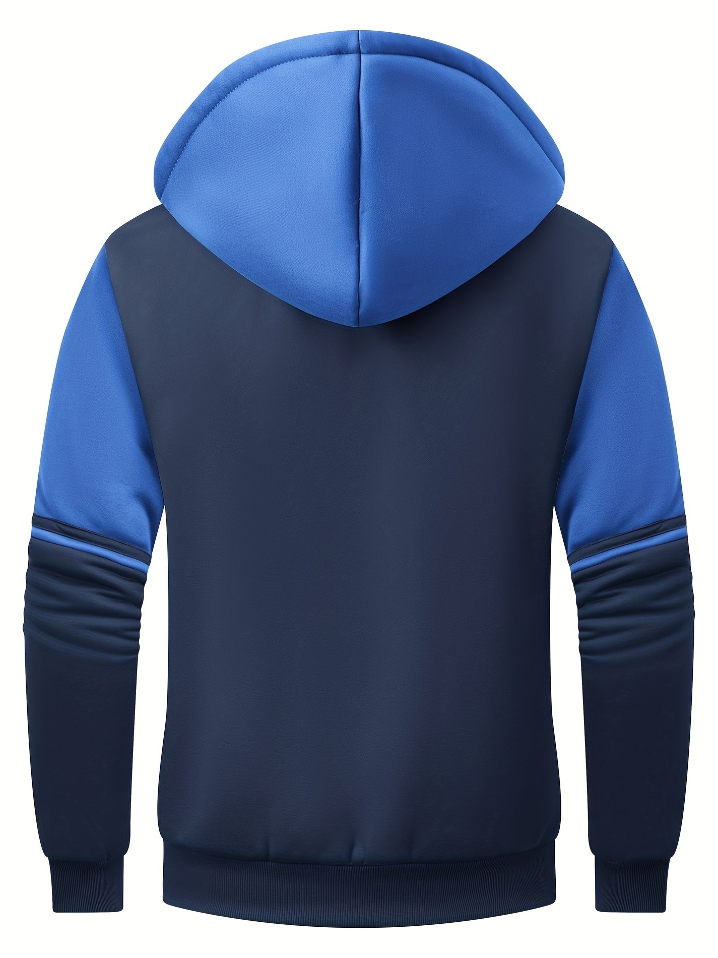 Felpa con cappuccio in pelliccia da uomo