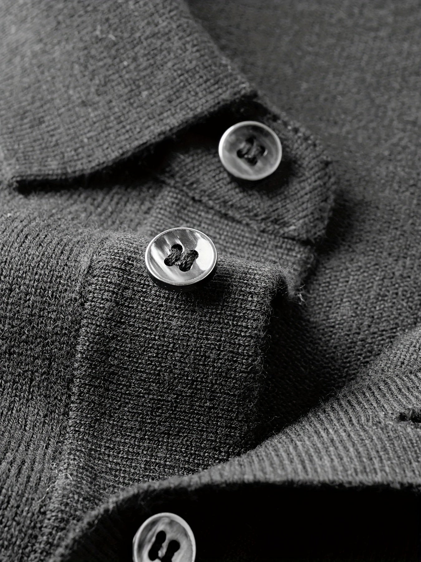 Maglione con risvolto ad alta elasticit? da uomo