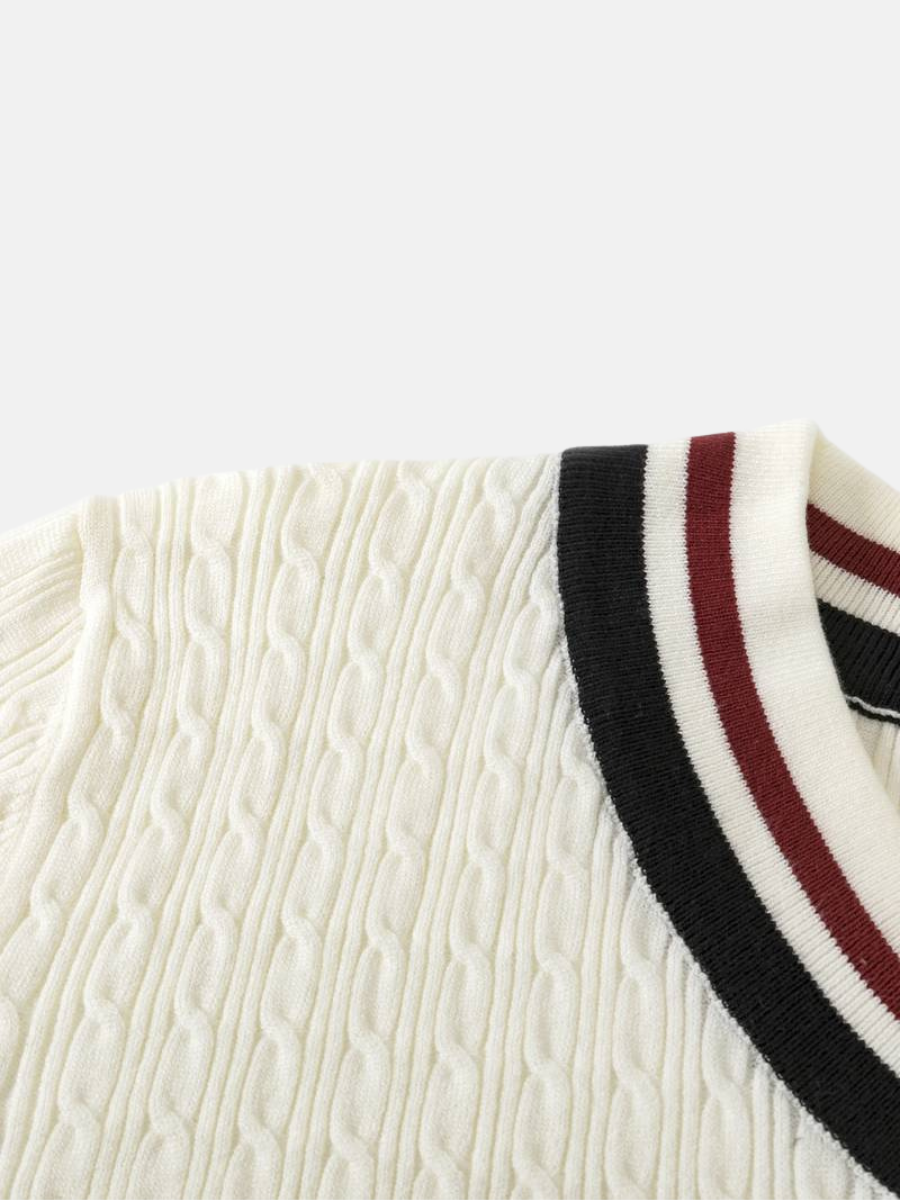 maglione classico lavorato a maglia