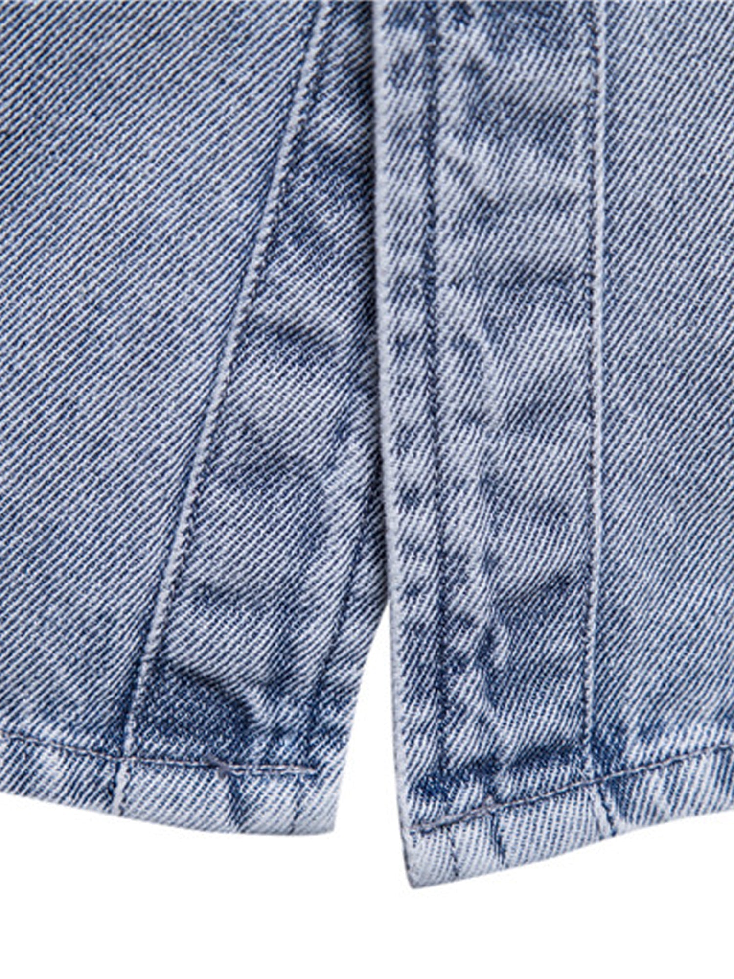 Camicia in denim a maniche lunghe da uomo