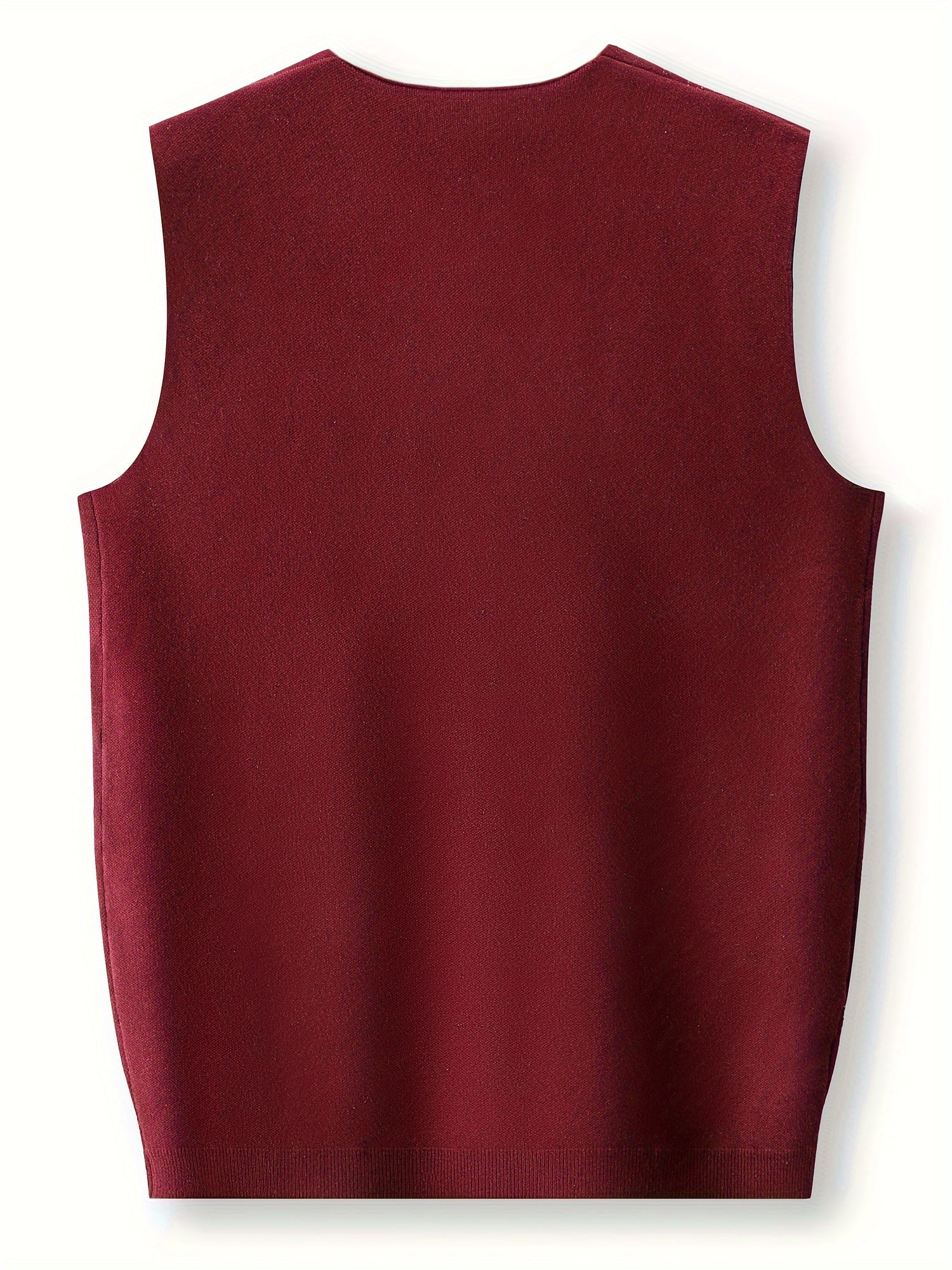 Camicia senza maniche lavorata a maglia