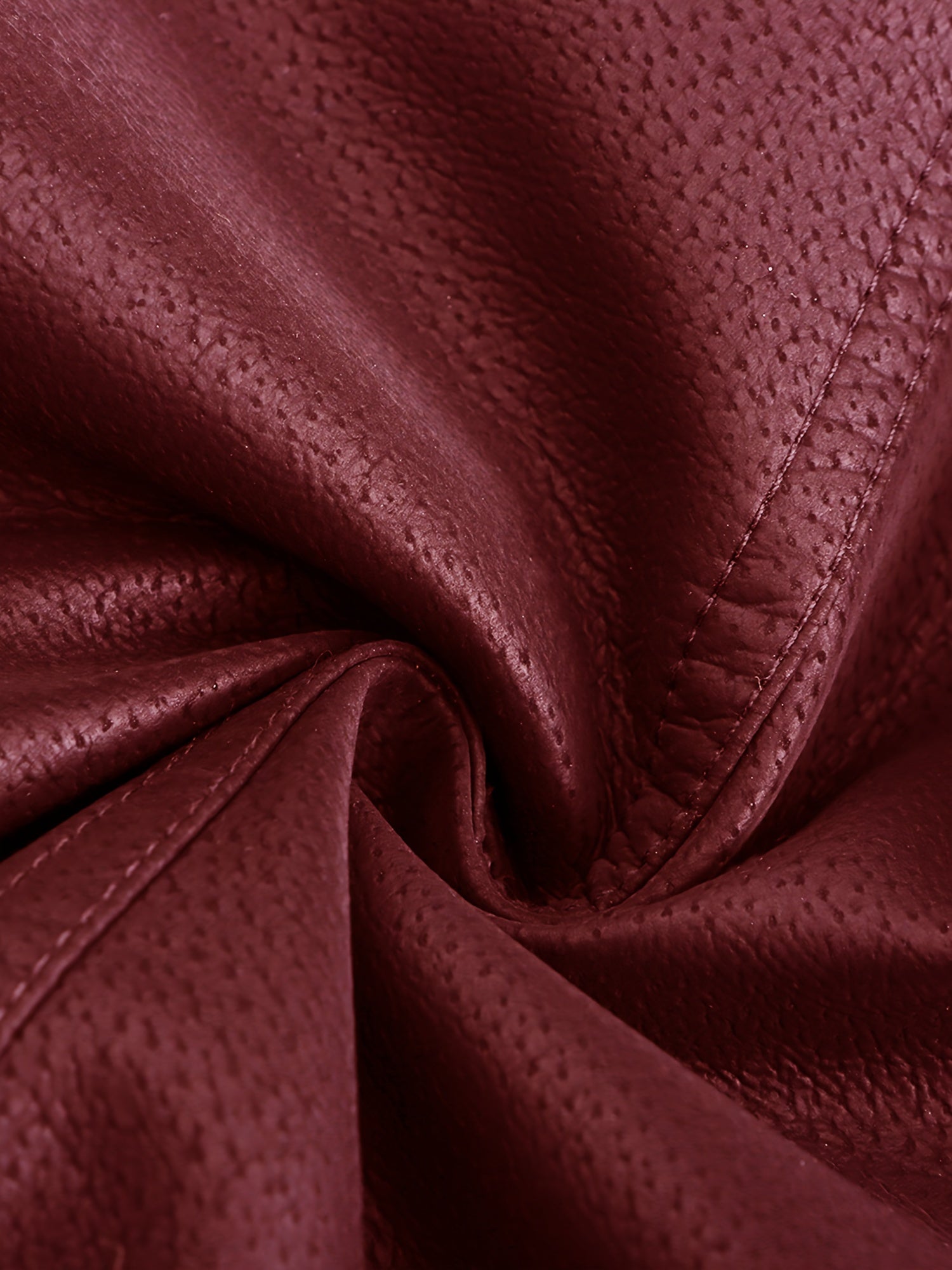 Giacca in pelle trapuntata