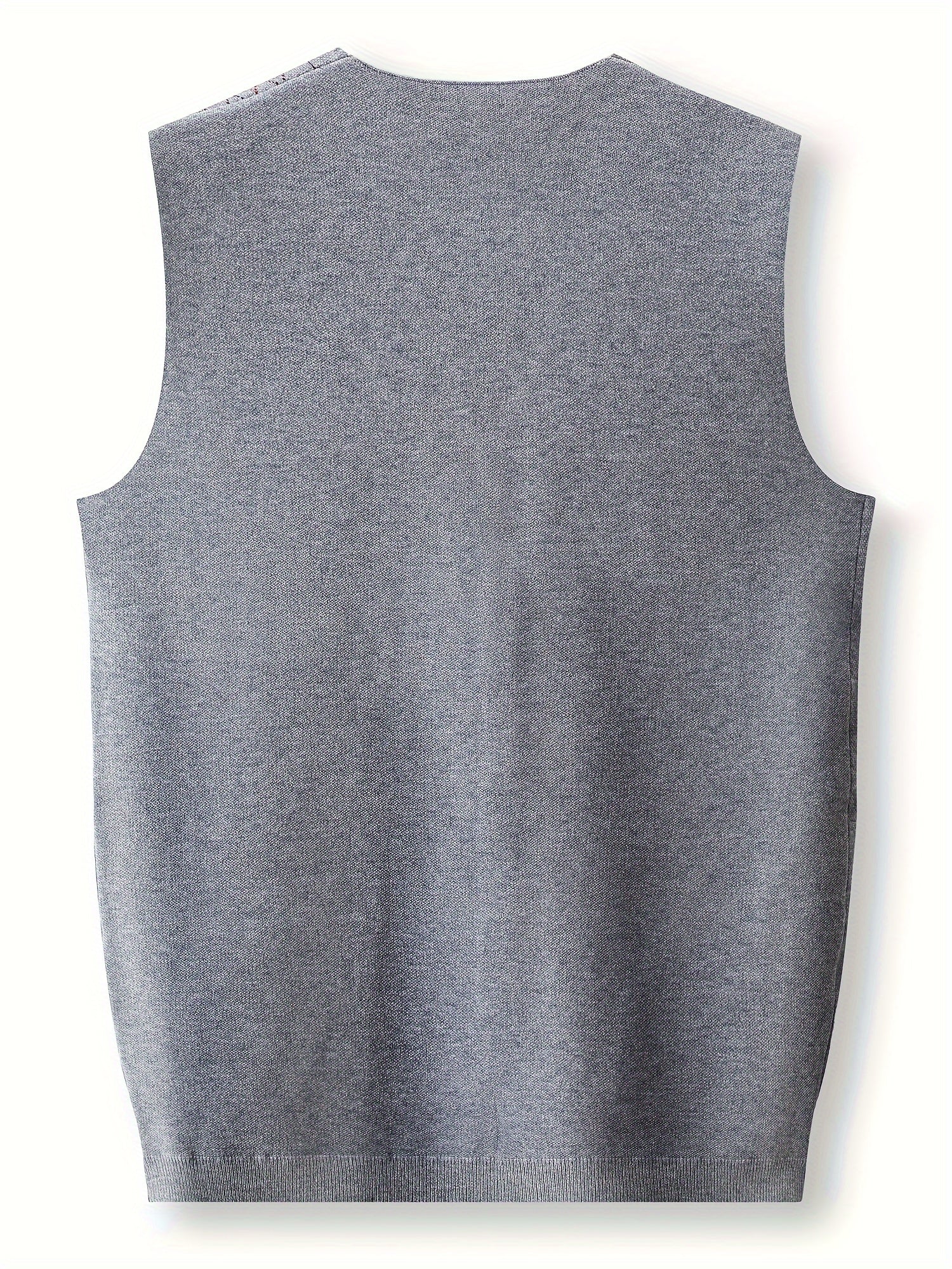 Camicia senza maniche lavorata a maglia