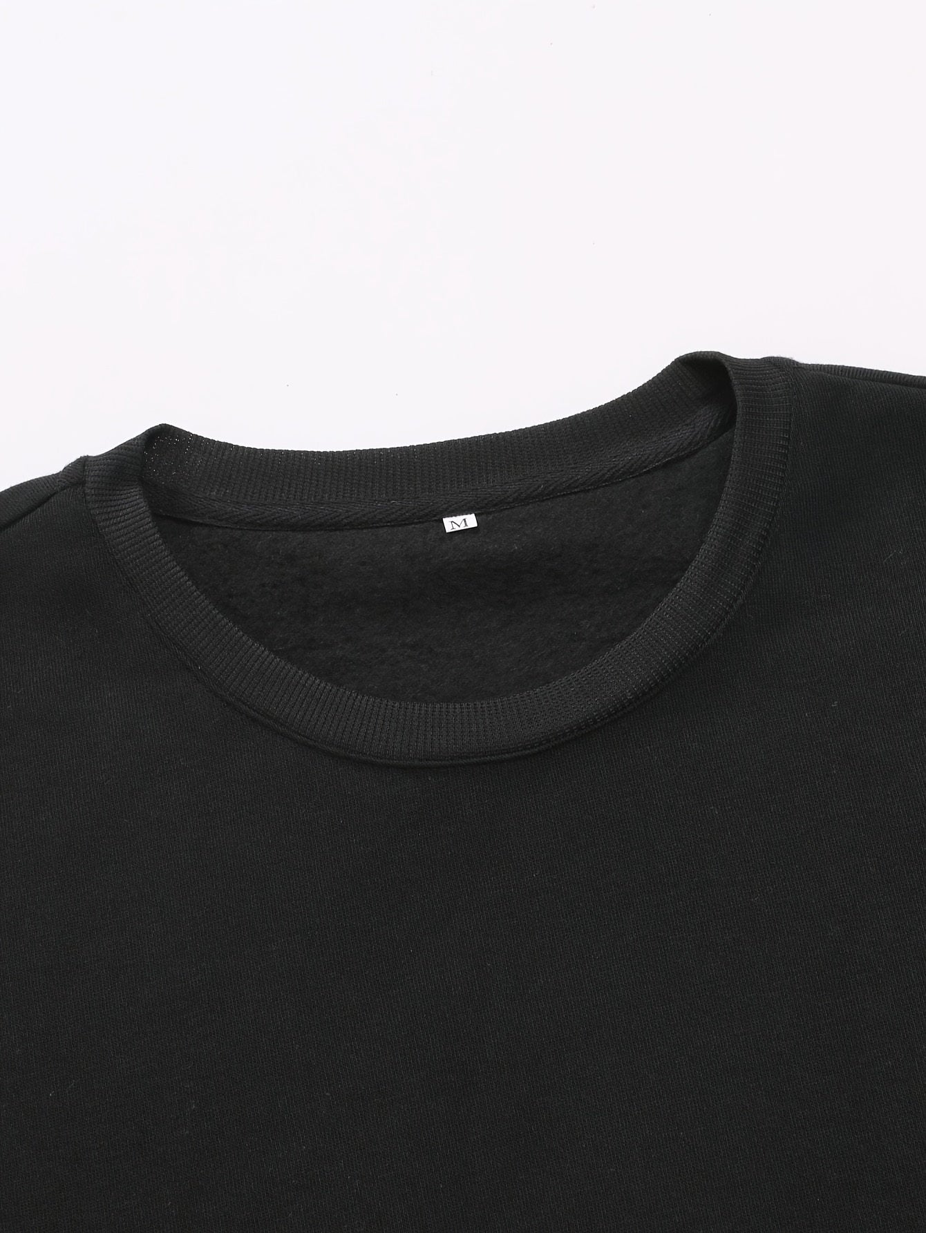 Maglione nero a righe