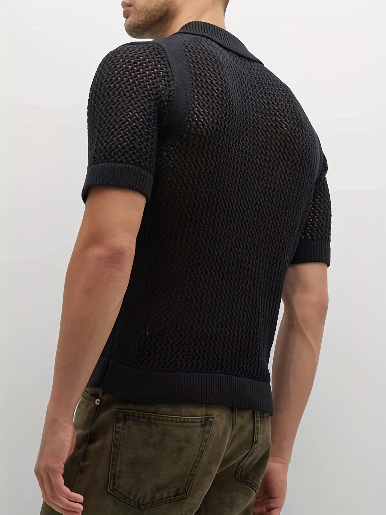 Maglia traspirante con colletto polo