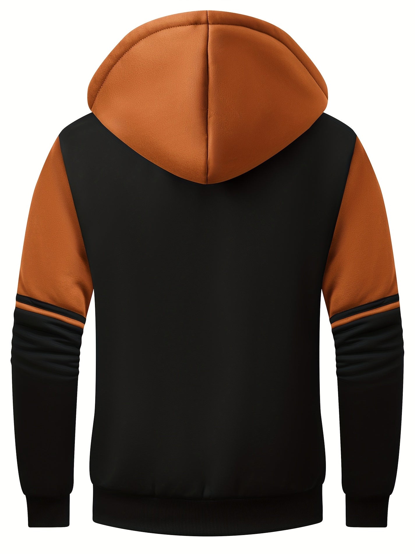 Felpa con cappuccio in pelliccia da uomo