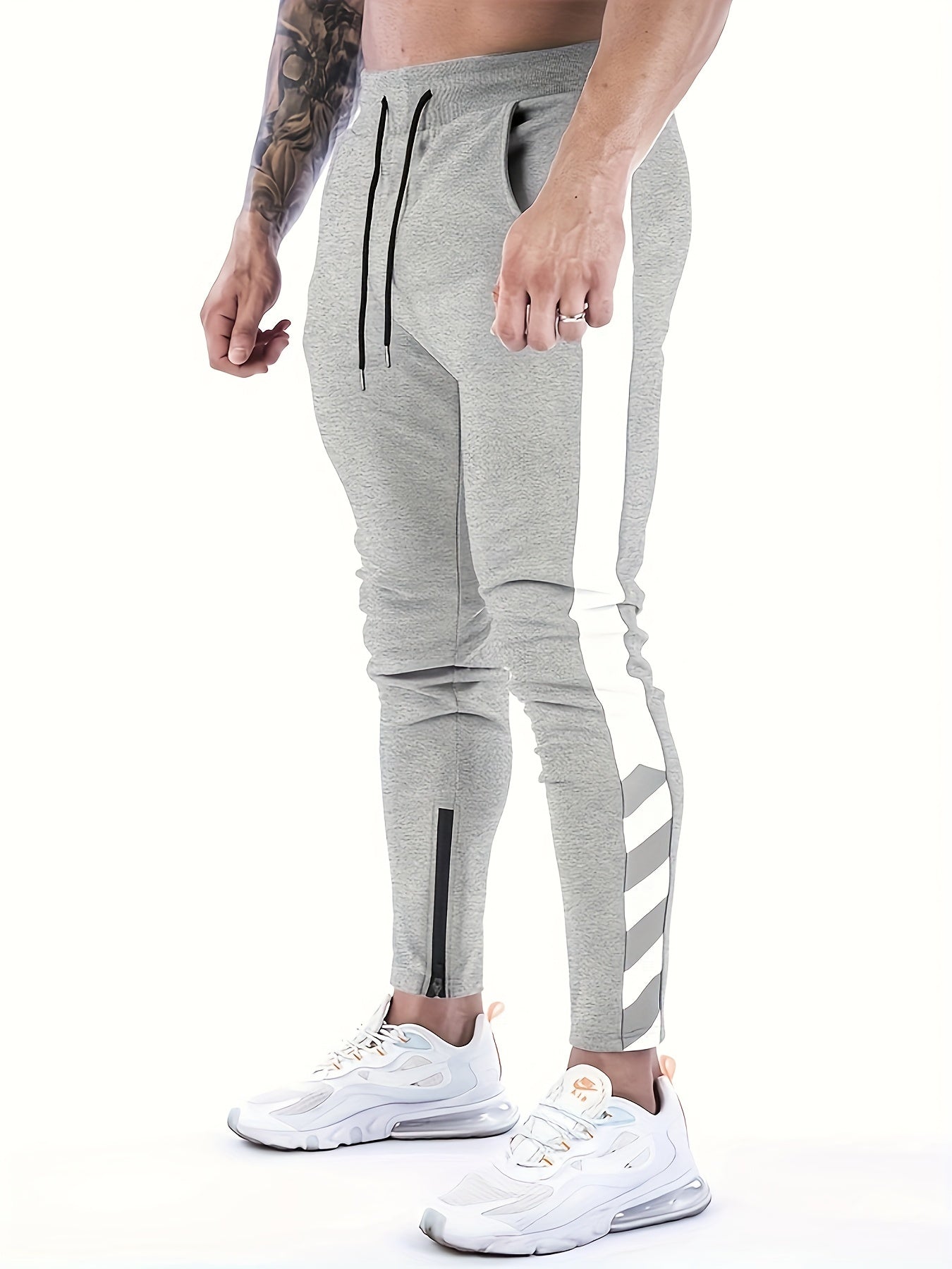 Pantaloni sportivi casual con elastico in vita e coulisse