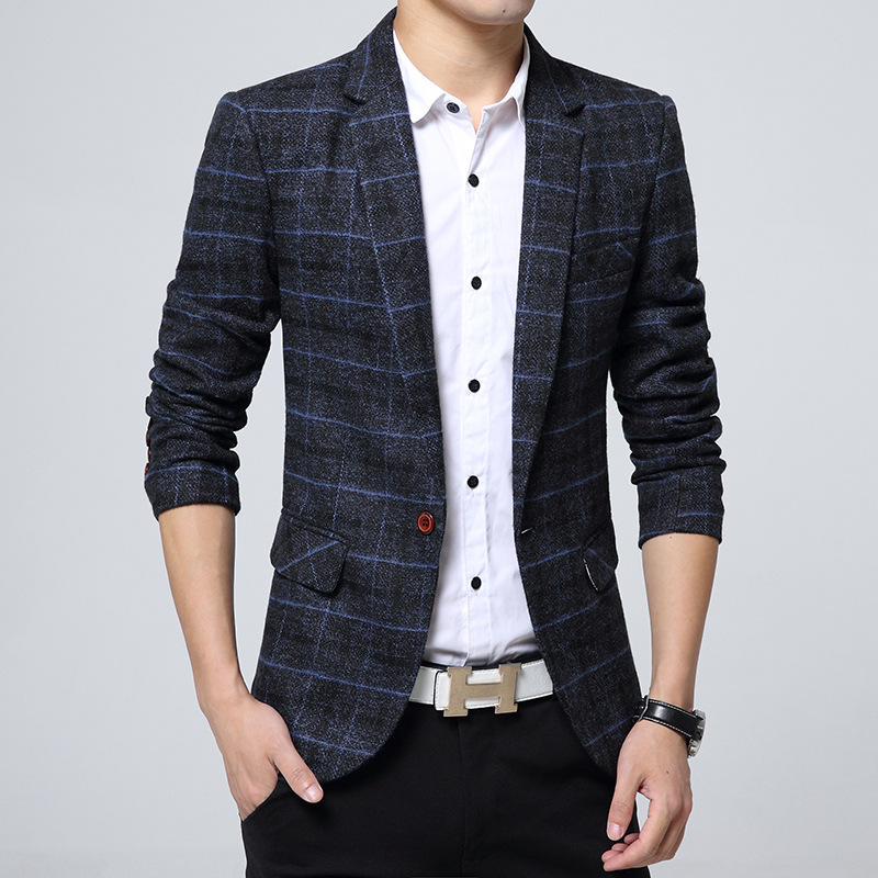 Blazer casual a righe