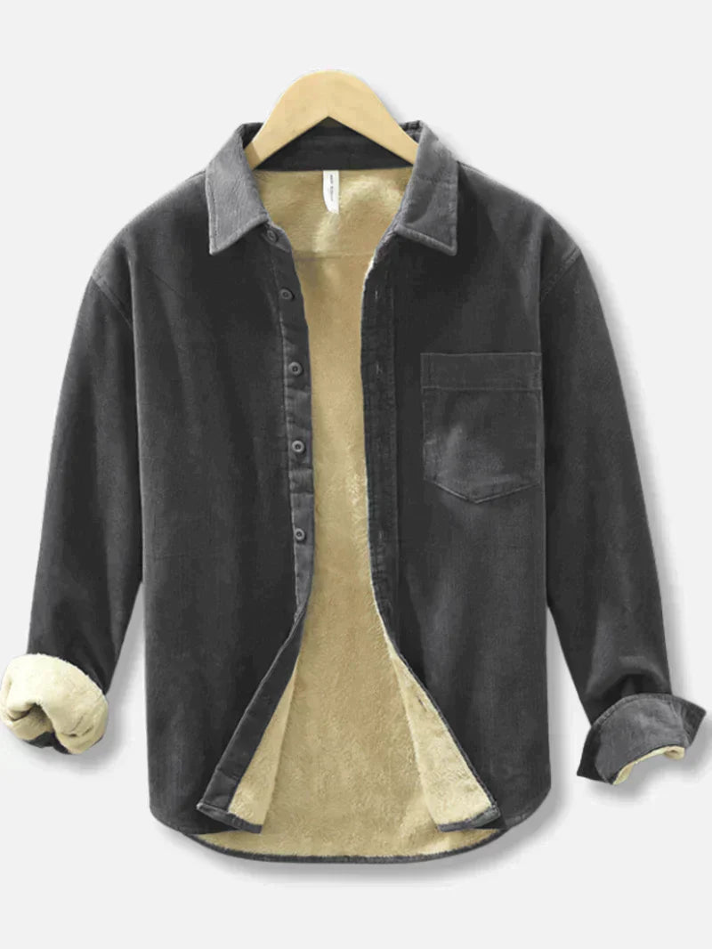 Camicia con pelliccia per l'inverno