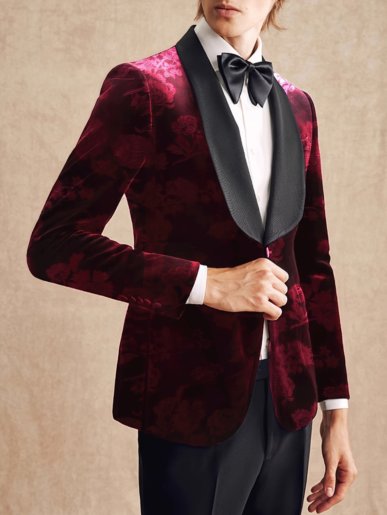 Blazer elegante con rilievo