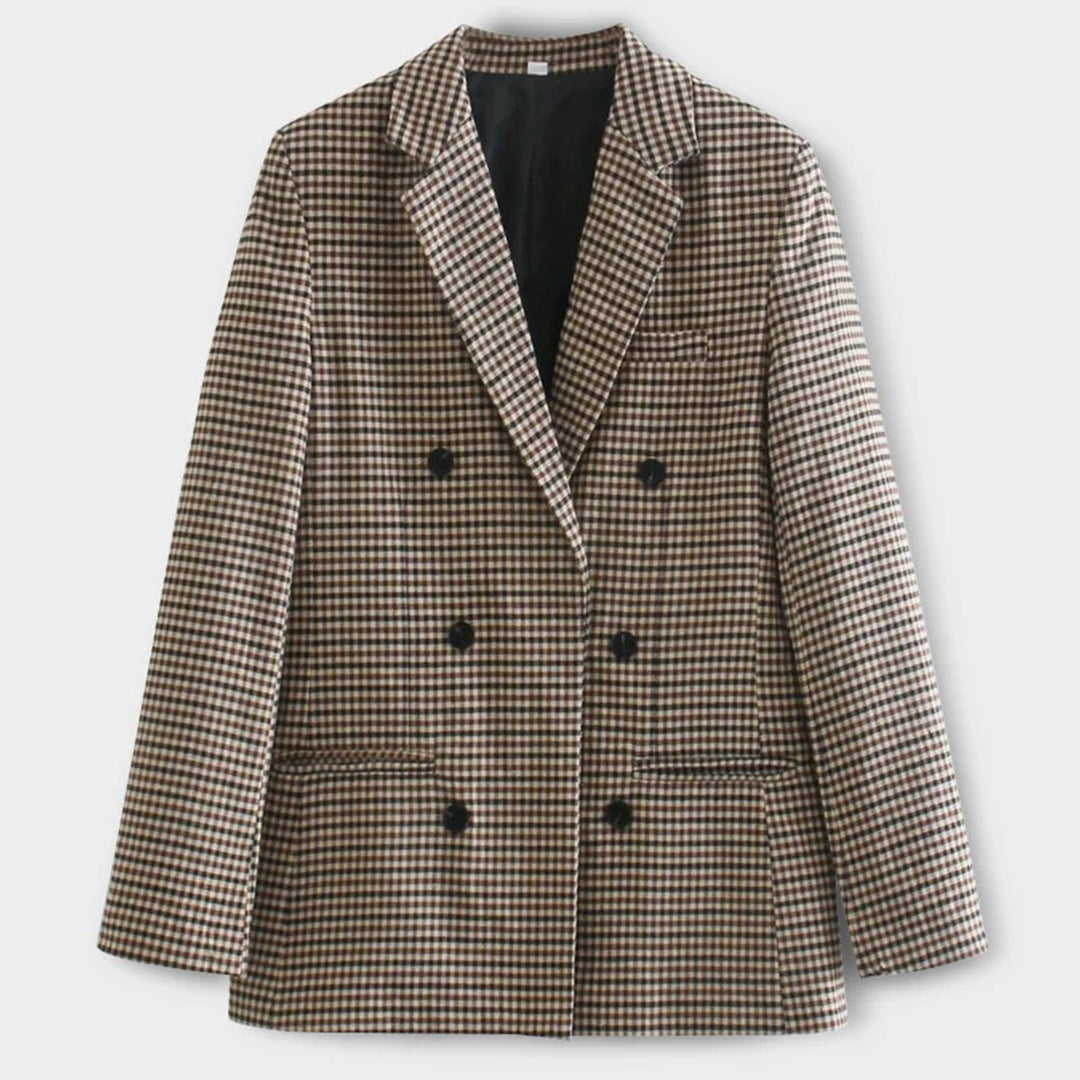 Blazer doppiopetto a righe da donna
