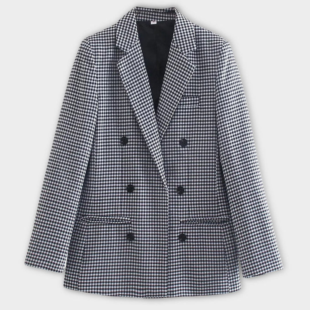 Blazer doppiopetto a righe da donna