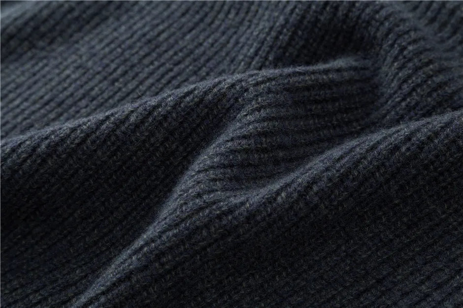 maglione classico con cerniera