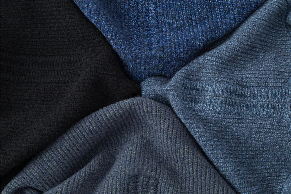 maglione classico con cerniera