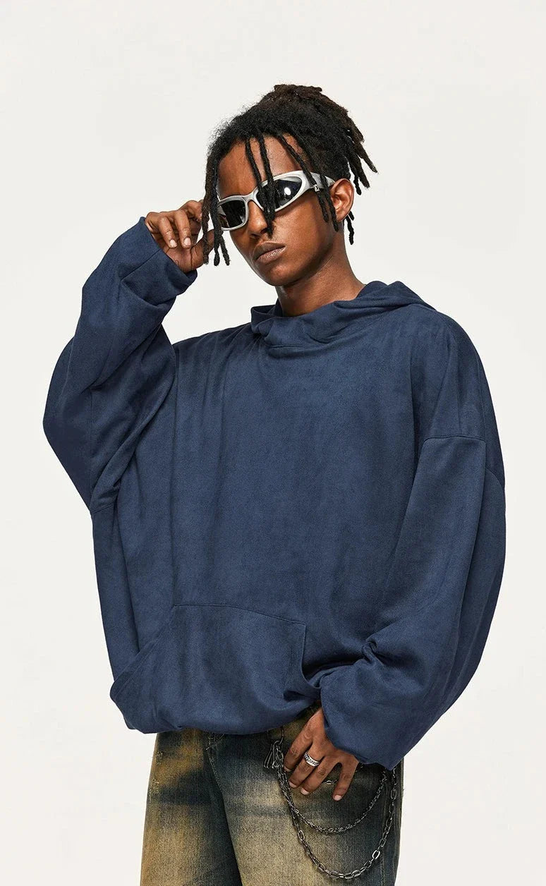 Felpa oversize blu marino