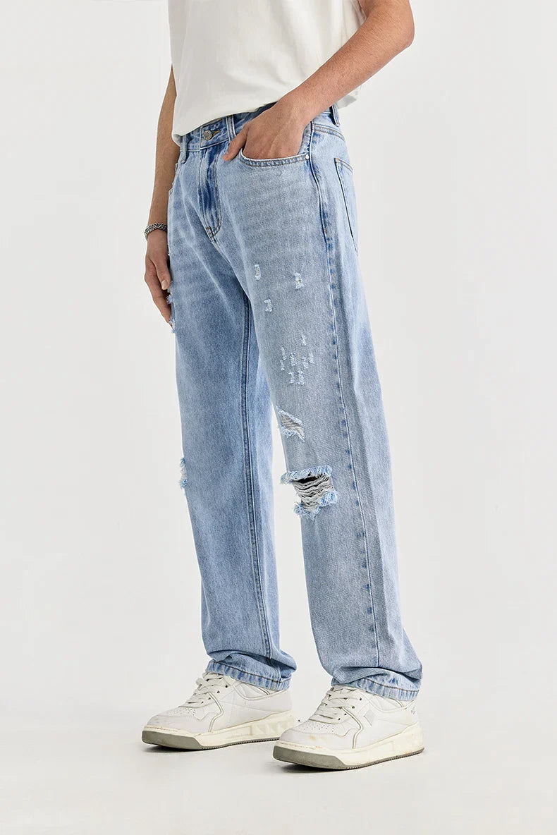 Jeans slim fit strappati