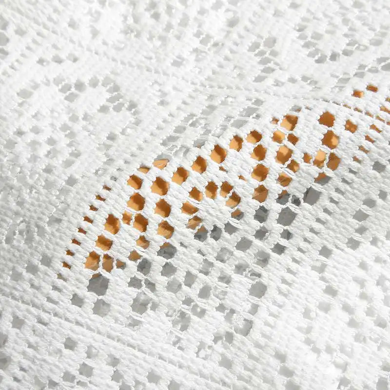 Camicia trasparente con maniche corte e revers