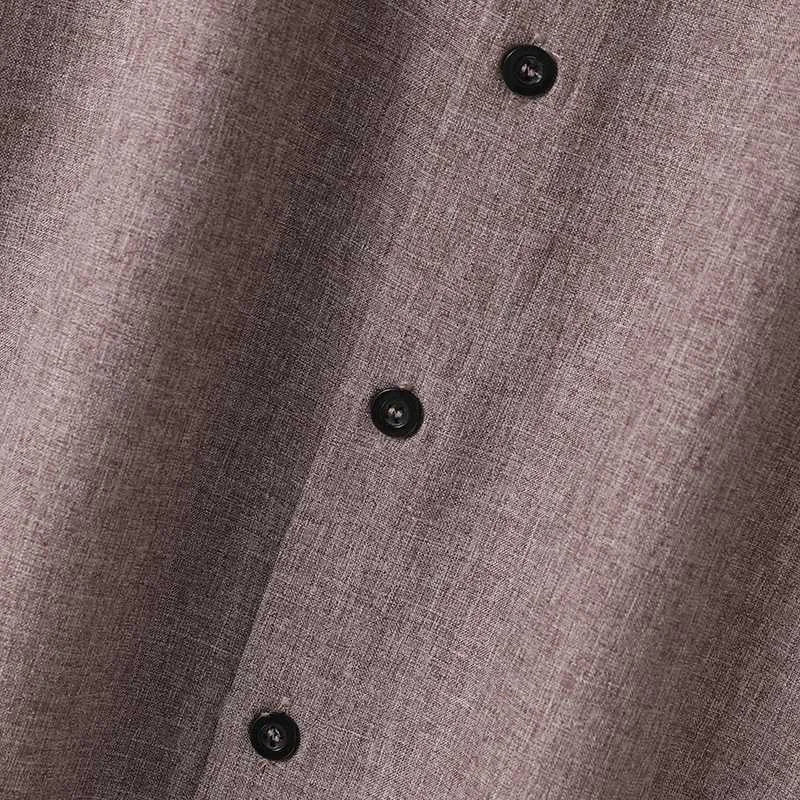 Camicia a maniche lunghe con revers e pantaloni con coulisse