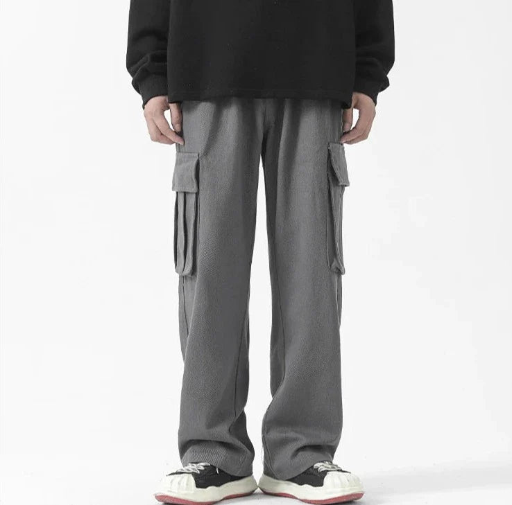 Pantaloni cargo dritti retr?