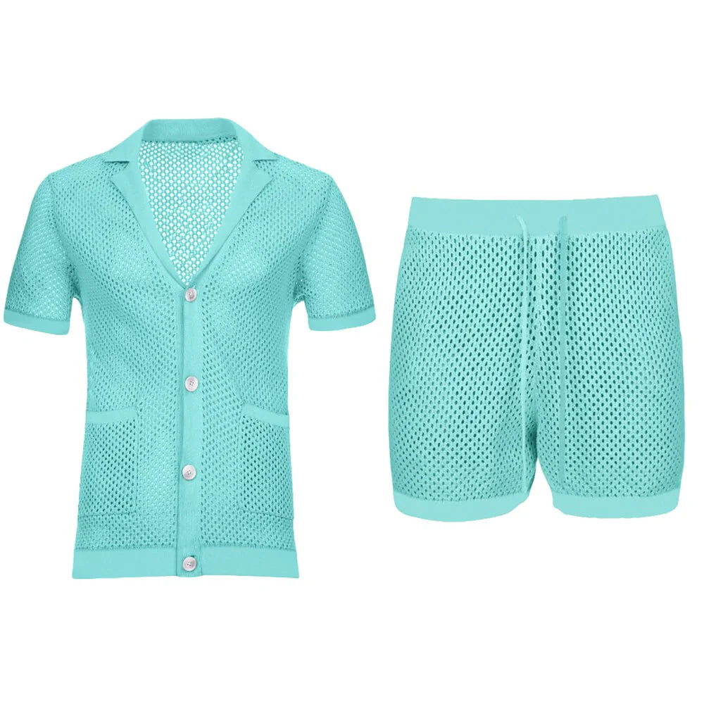 Ritaglio di maglietta trasparente e pantaloncini