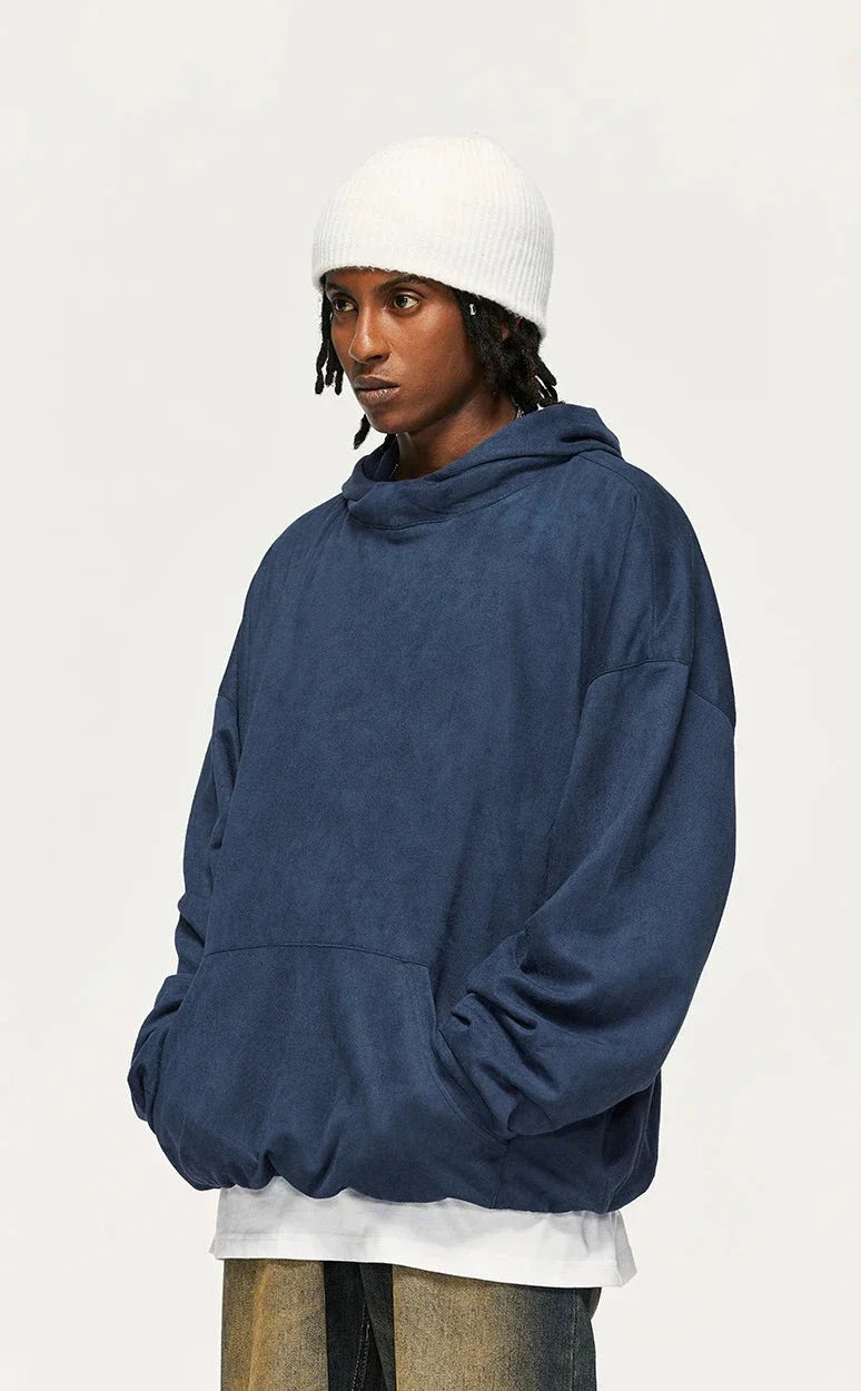 Felpa oversize blu marino