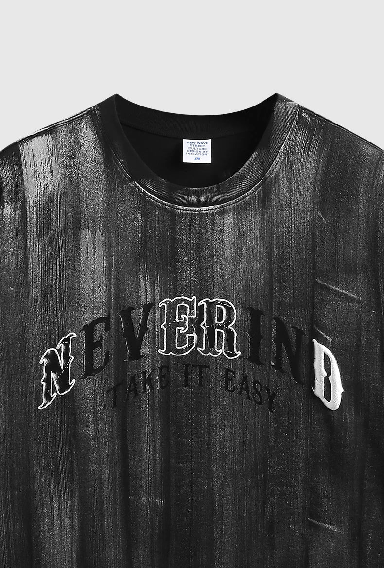 T-shirt grafica argento