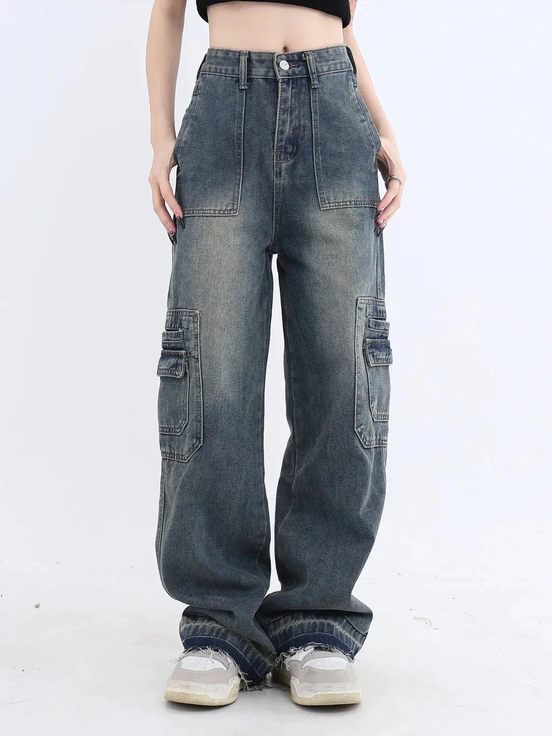 Jeans vintage a vita alta