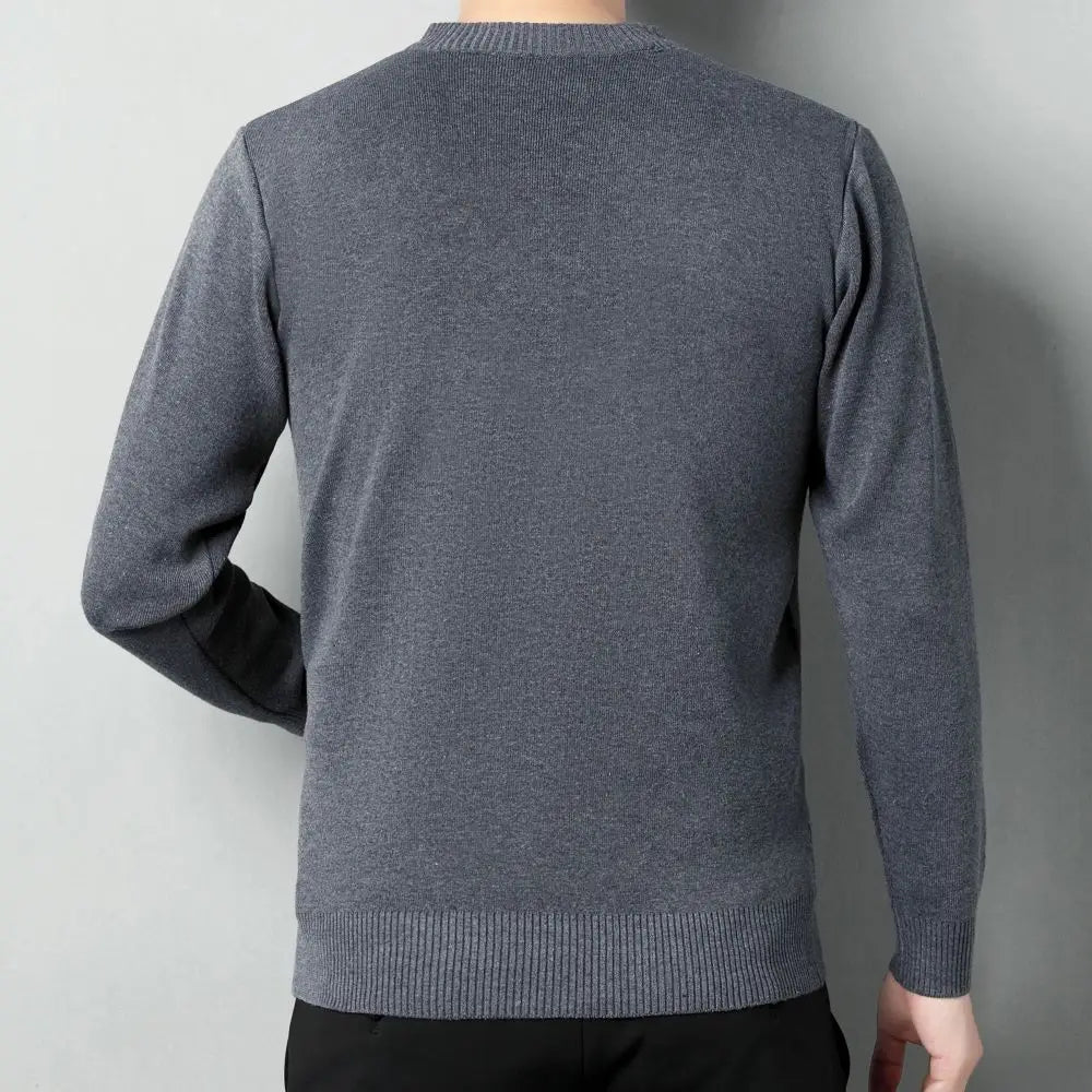 Maglione con design a griglia