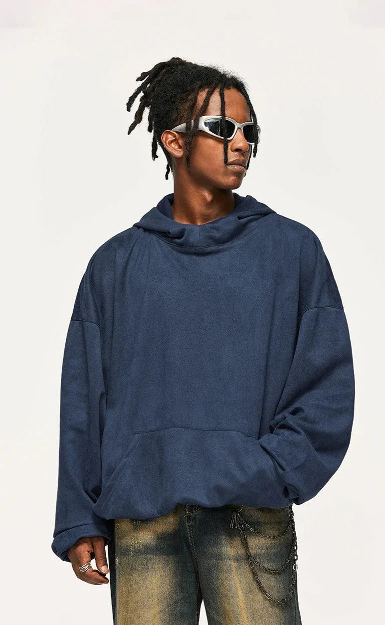 Felpa oversize blu marino