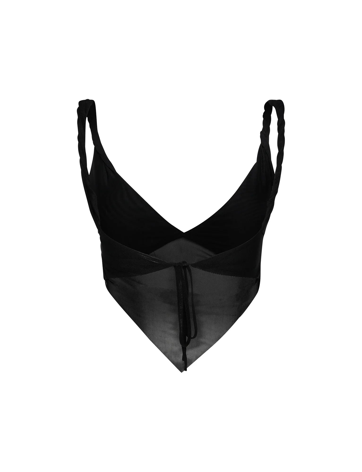 Top corto casual nero con gonna