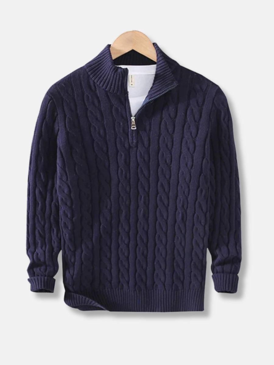 maglione con cerniera