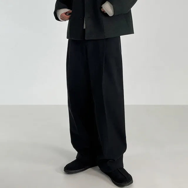 Pantaloni classici a gamba larga