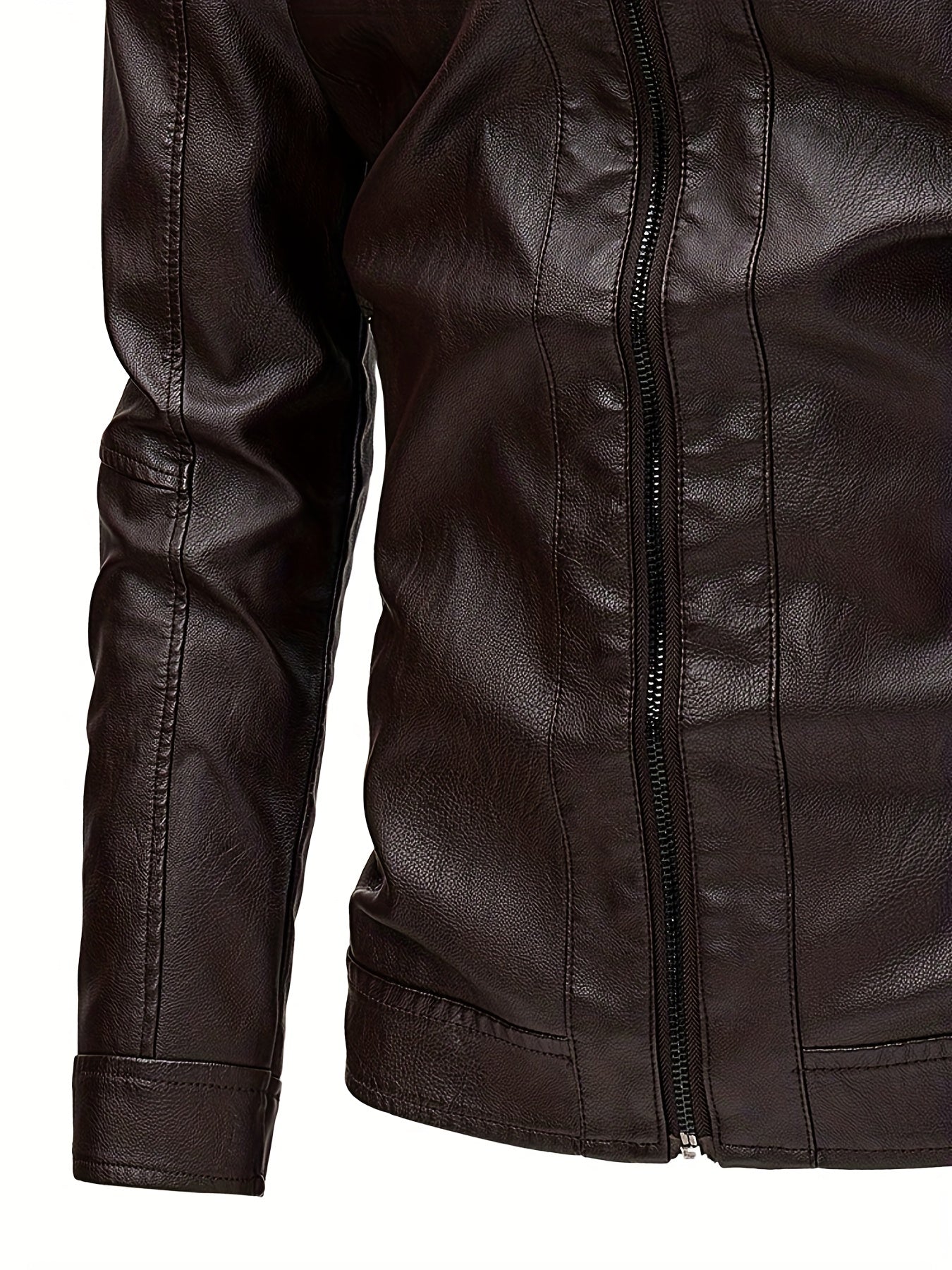 Giacca vintage in ecopelle per la primavera