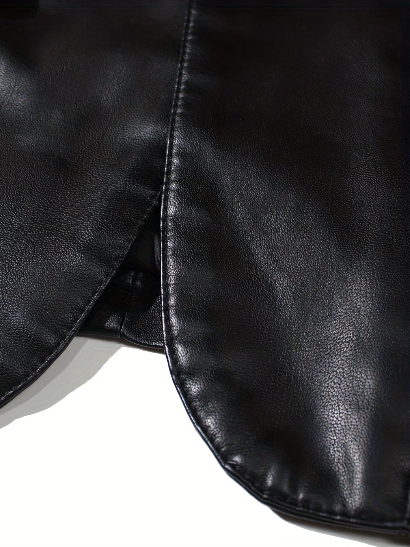 Giacca blazer in PU nero