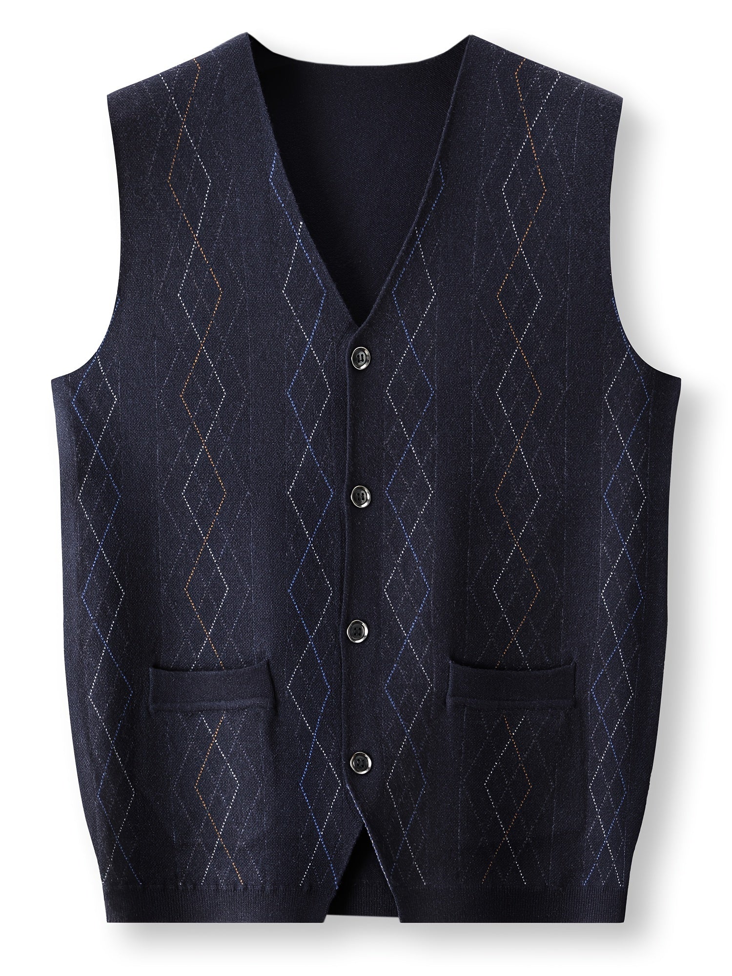 Camicia senza maniche lavorata a maglia