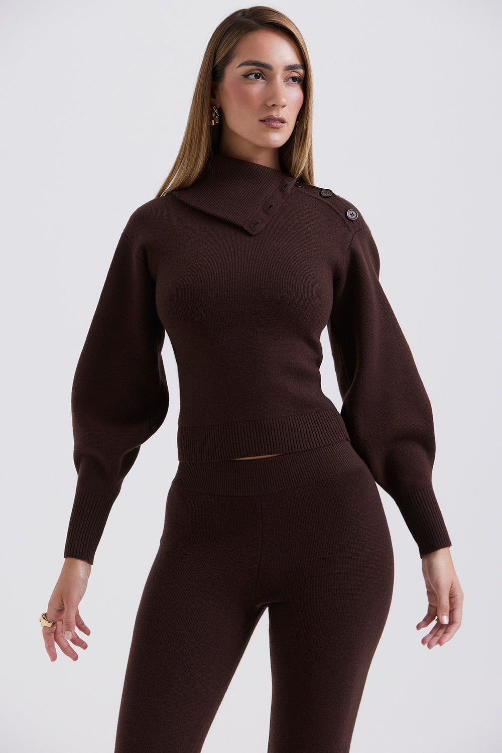 Maglia in misto cashmere con pantaloni