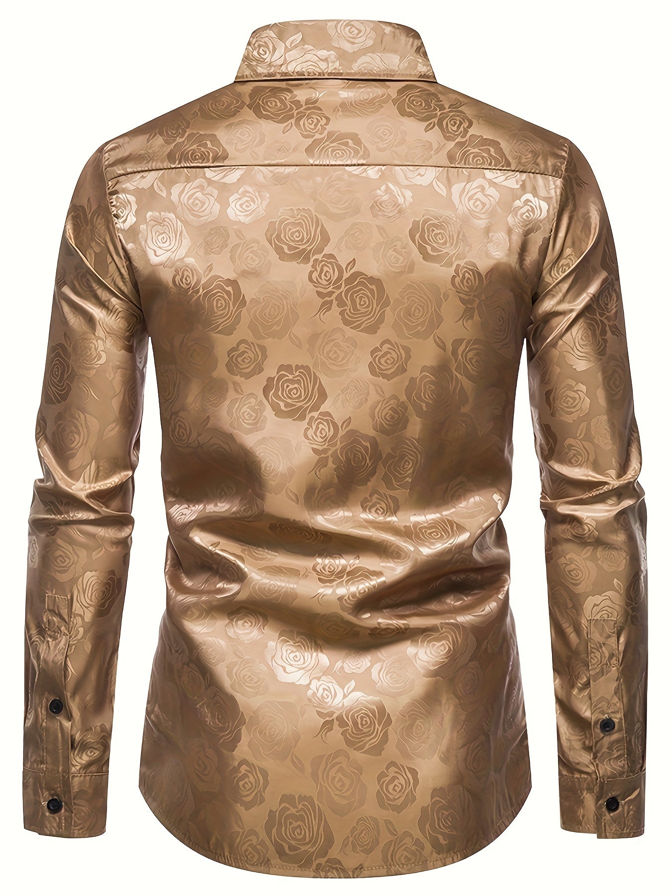 Camicia elegante con motivo rose